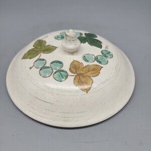 Vintage Vineyard Vernon Ware Replacement Round Top Lid USA 7.25" Diameter EUC